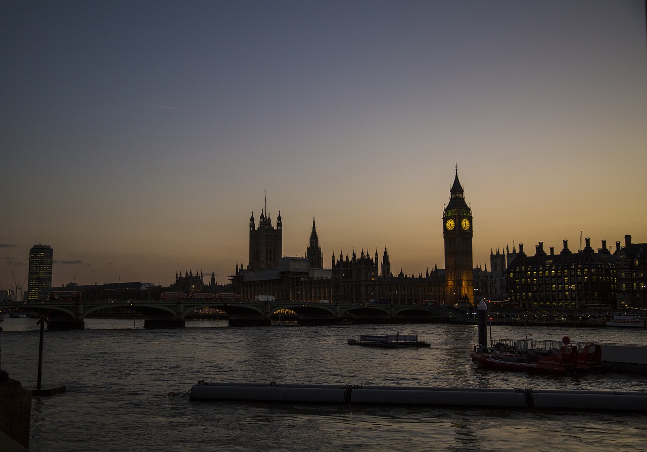 Download free photo of Big ben,london,skyline,sunset,landmark - from