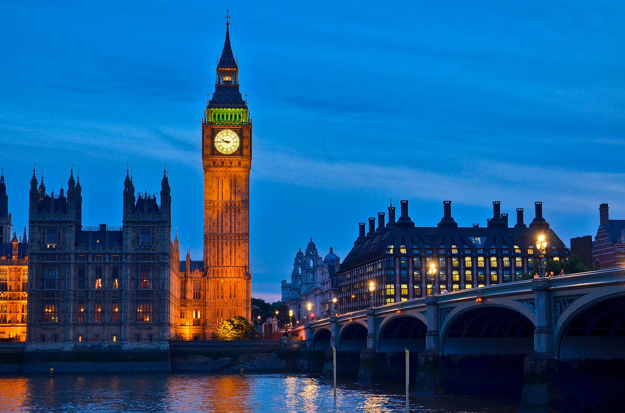 big ben clock lights free photo