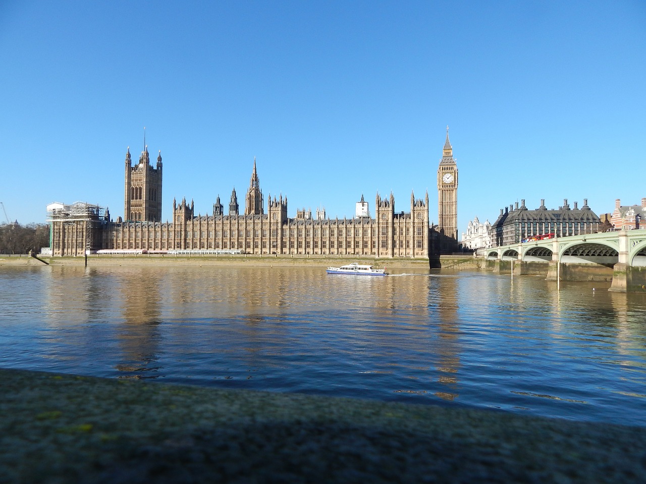 big ben england thames houses of parliament free photo