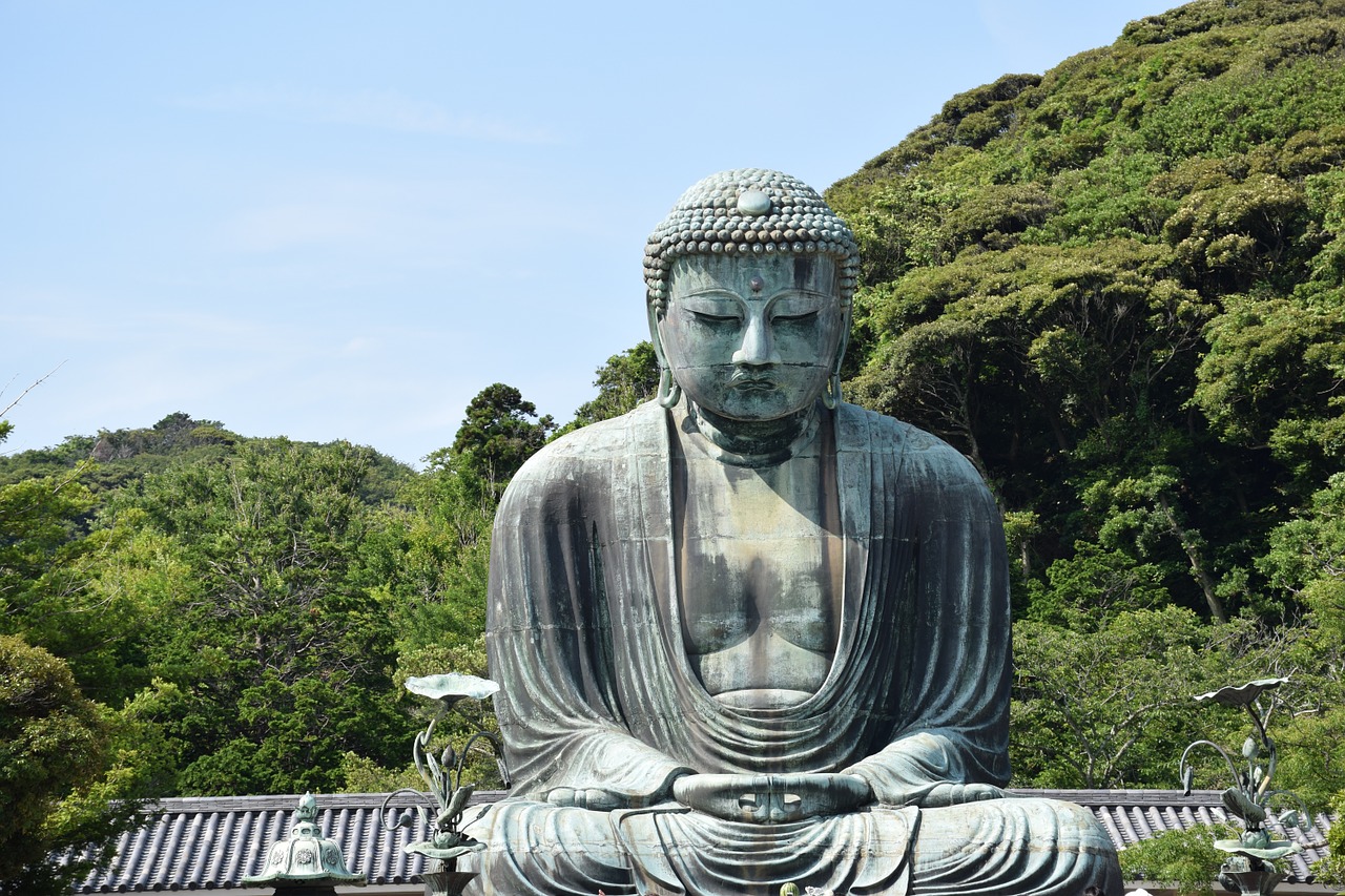 kamakura kotoku big buddha free photo