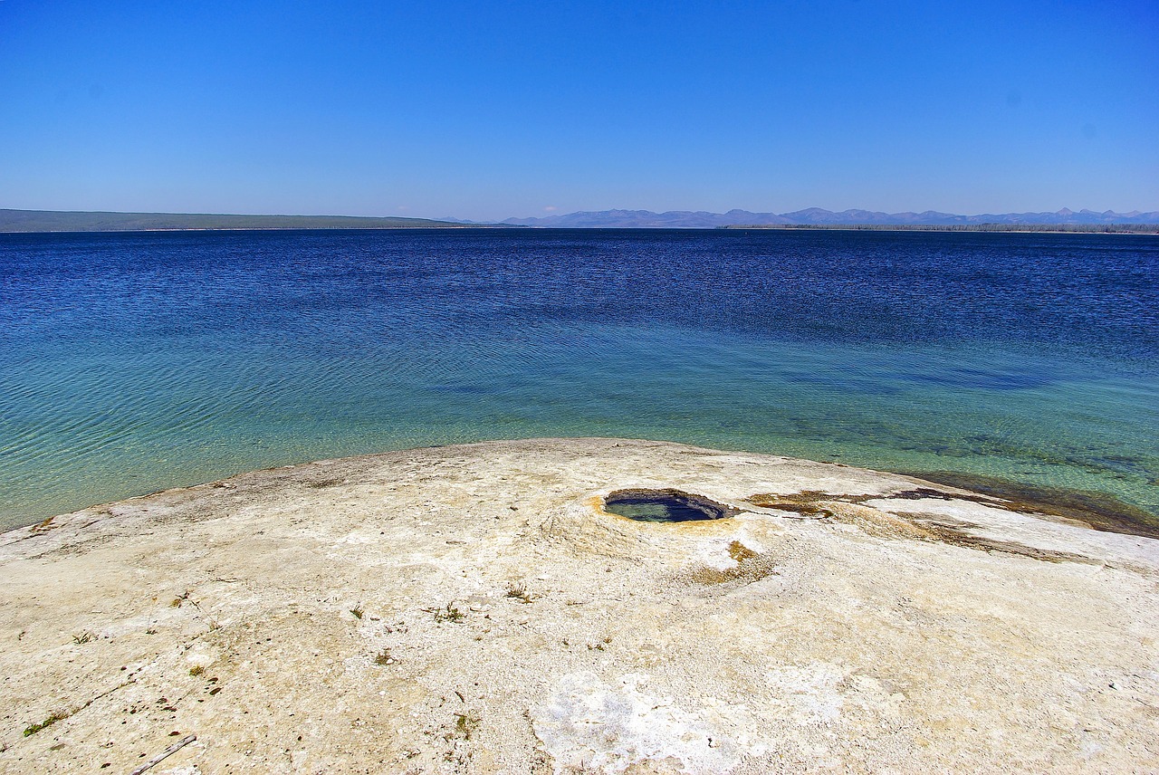 big cone  geyser  pool free photo