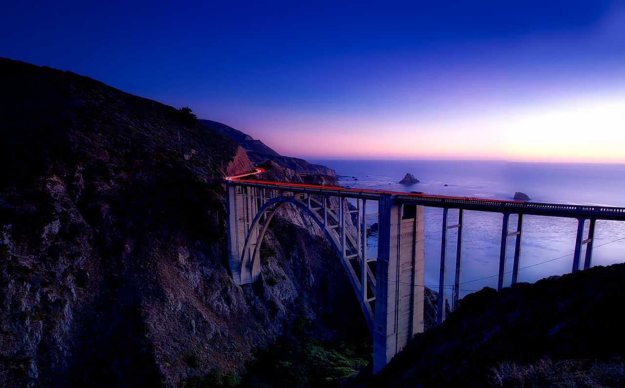 big sur california landscape free photo