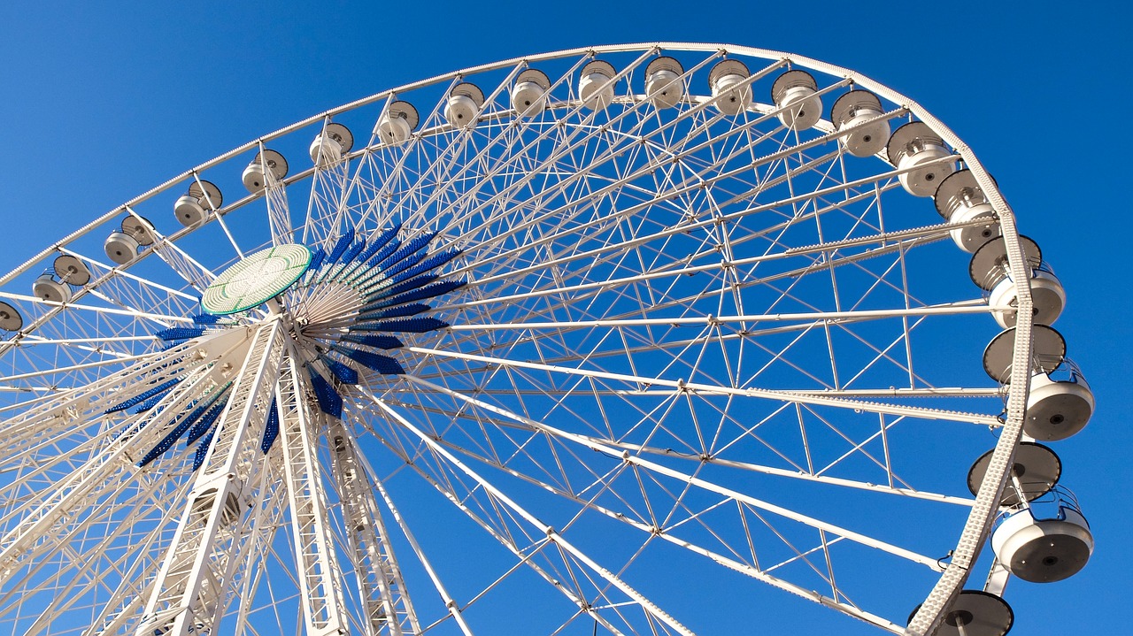 big wheel carrousel fairground free photo
