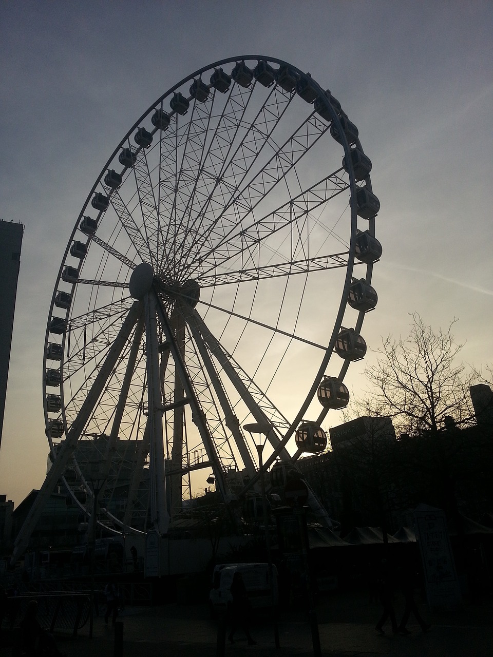 big wheel dusk fair free photo