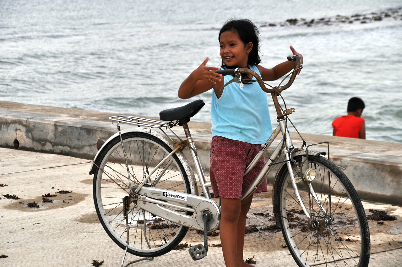 bike philippines sea free photo