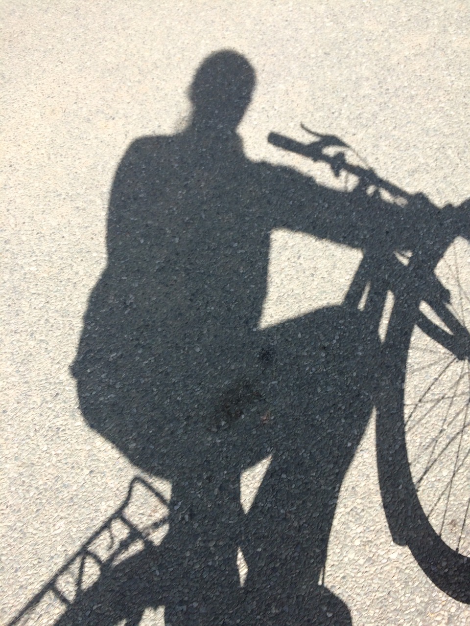 bike shadow sunshine free photo