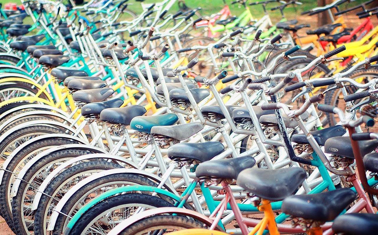 bike parking cycle free photo