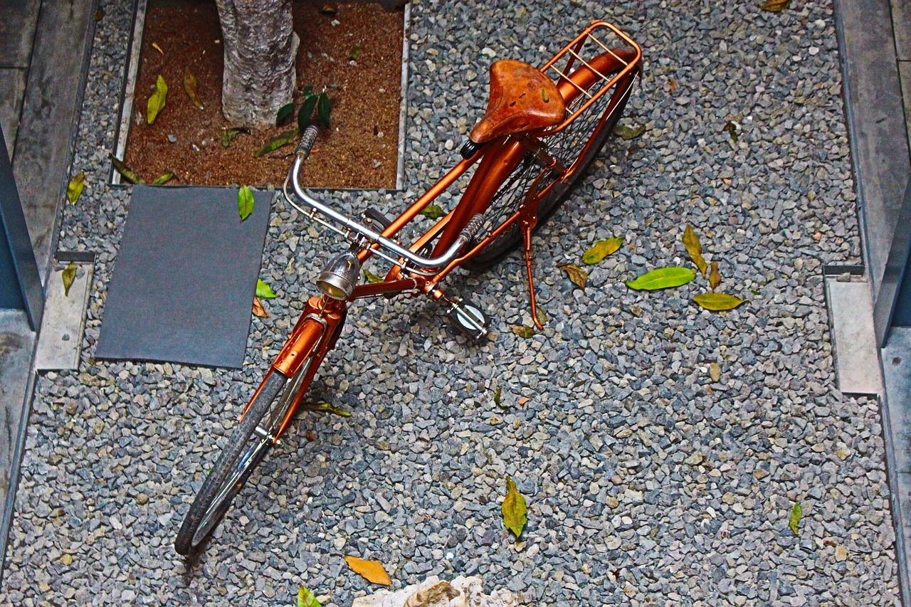 bike sculpture vintage free photo