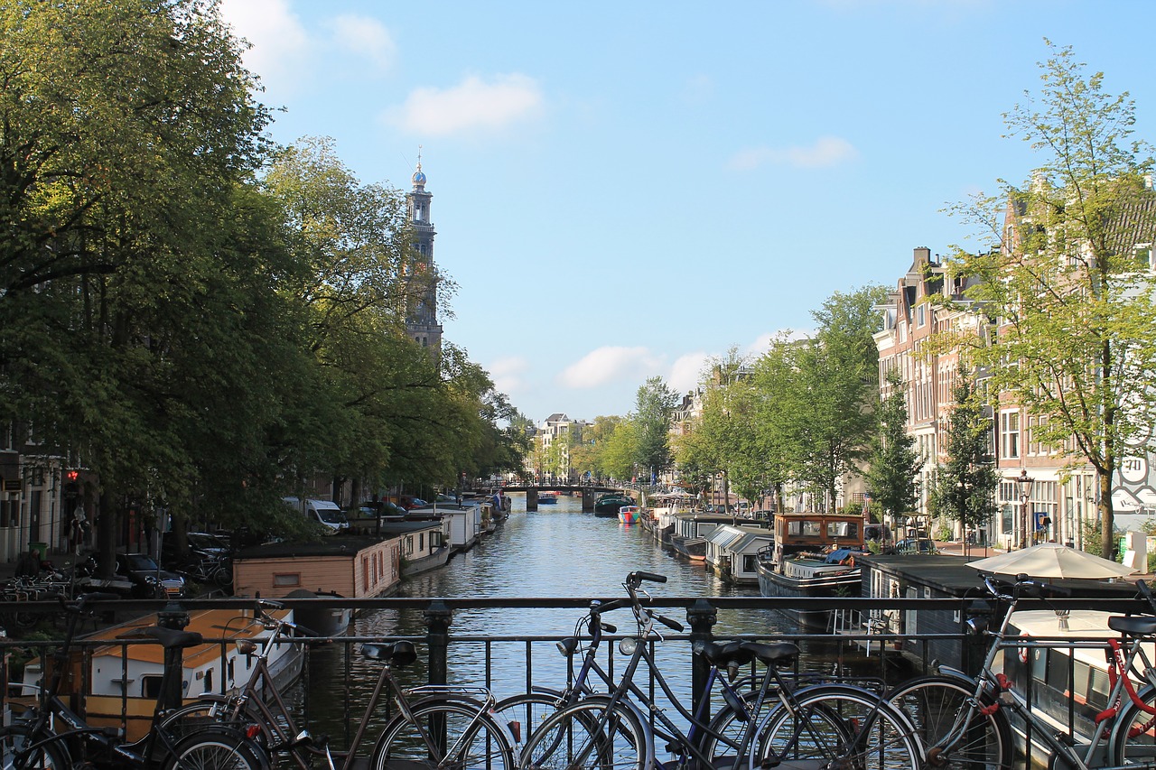 bike bicycles amsterdam free photo