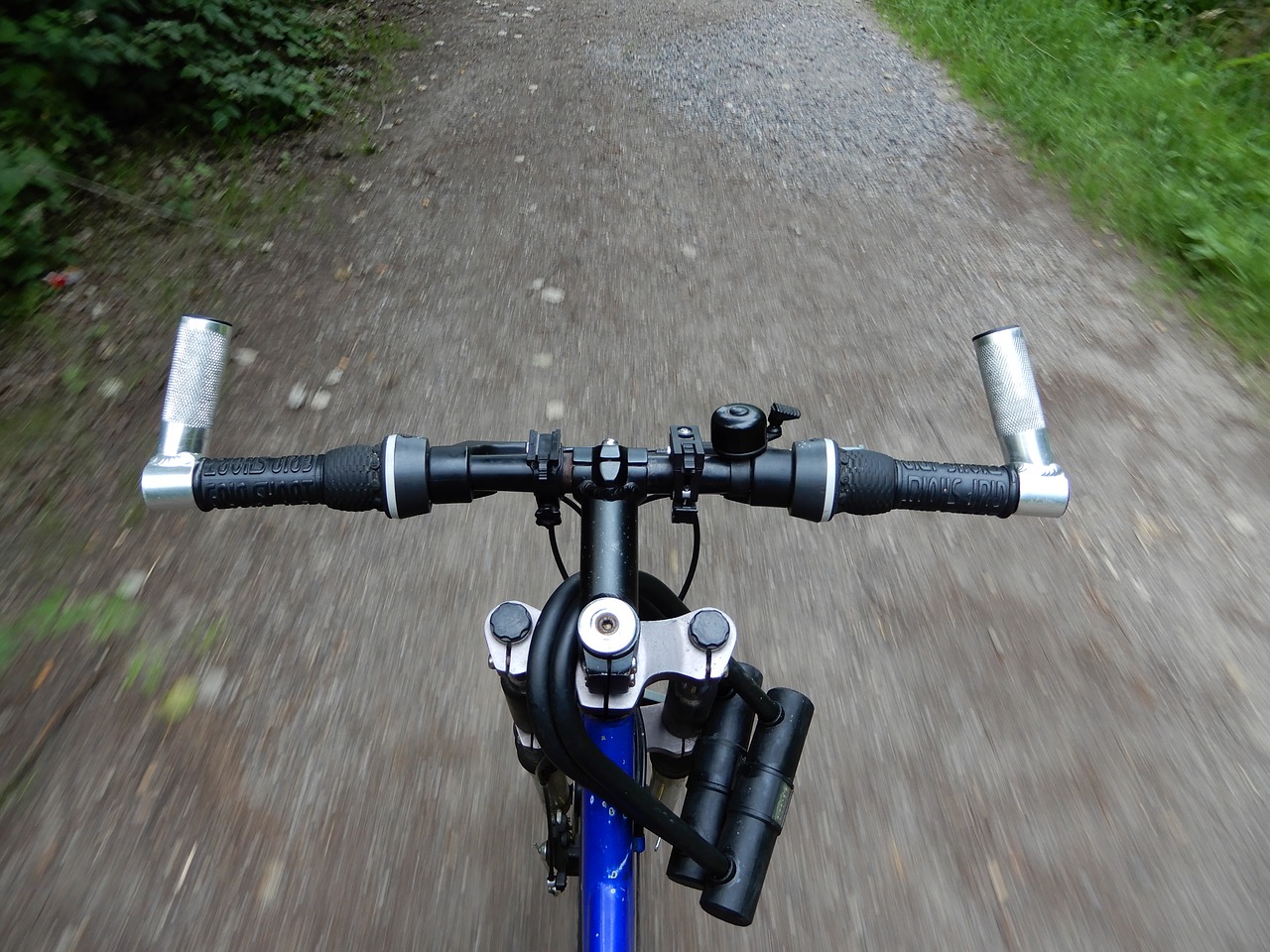 bike handlebars landscape free photo