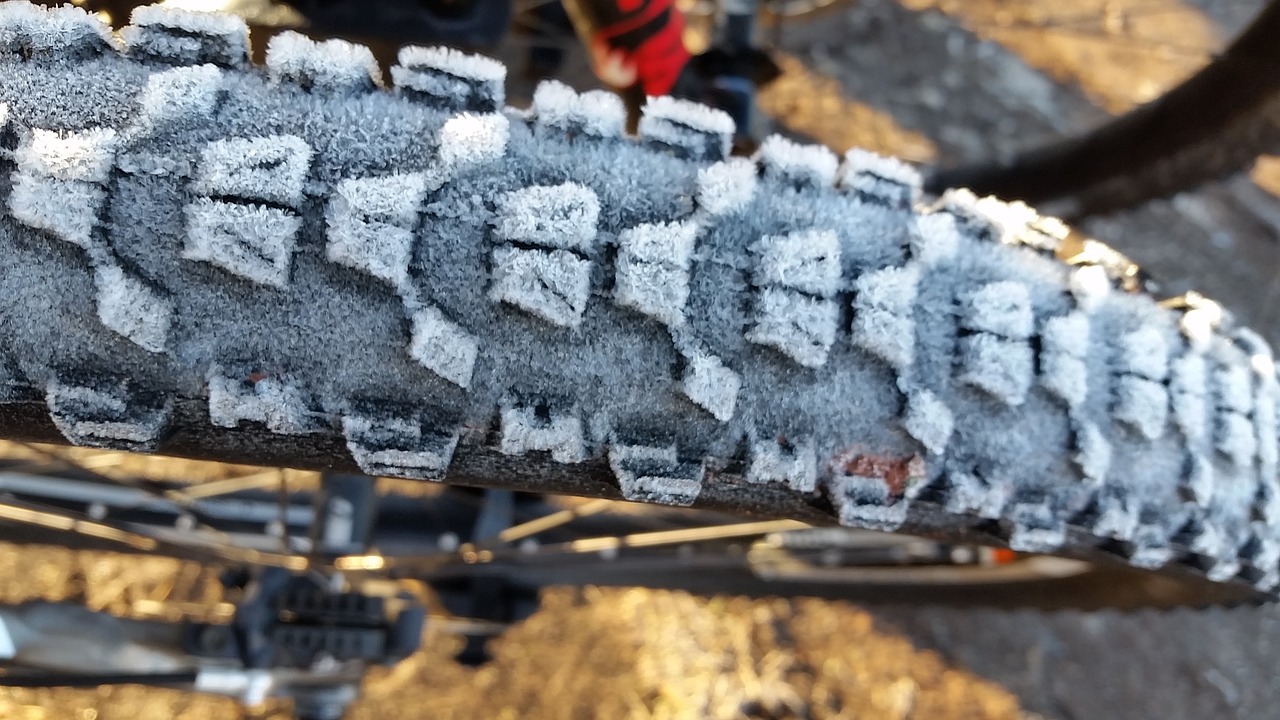 bike tire frost free photo