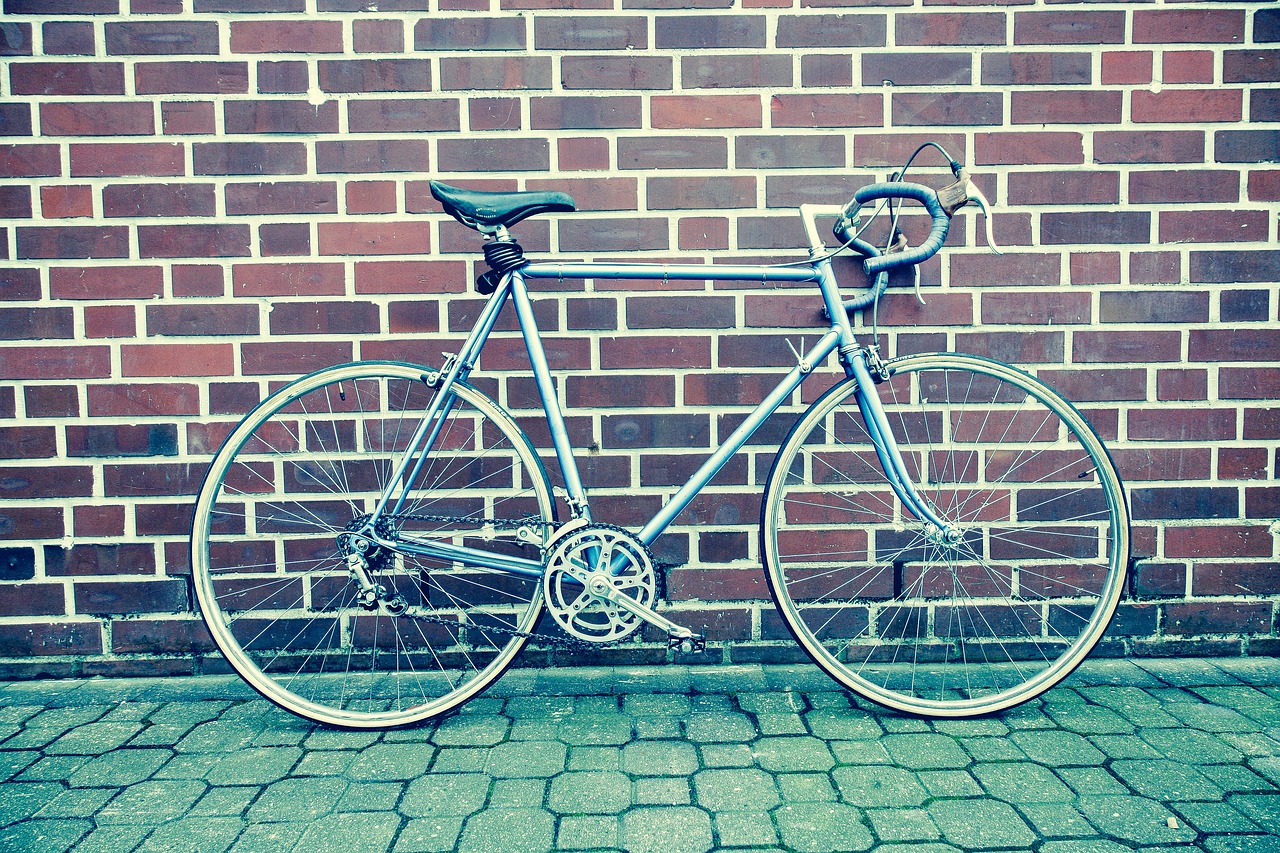 bike bicycle cobblestone free photo