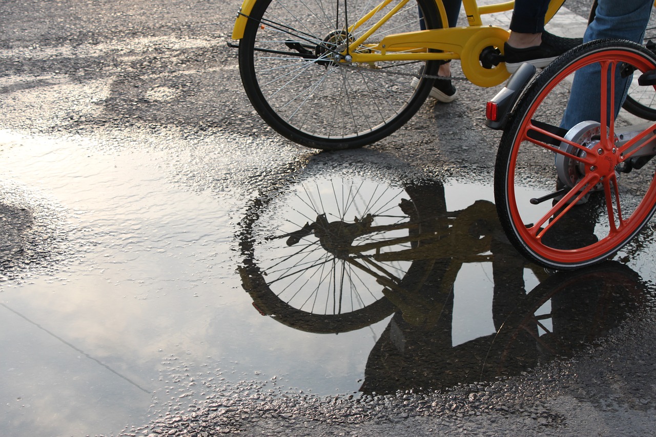 bike sky the storm free photo