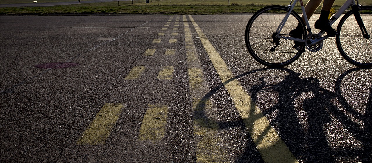 bike cyclists road free photo