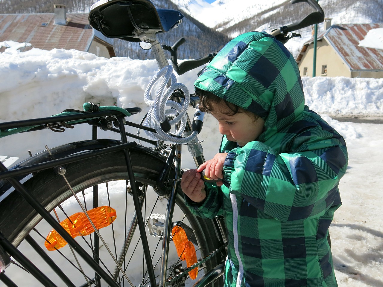 bike child bicycle free photo