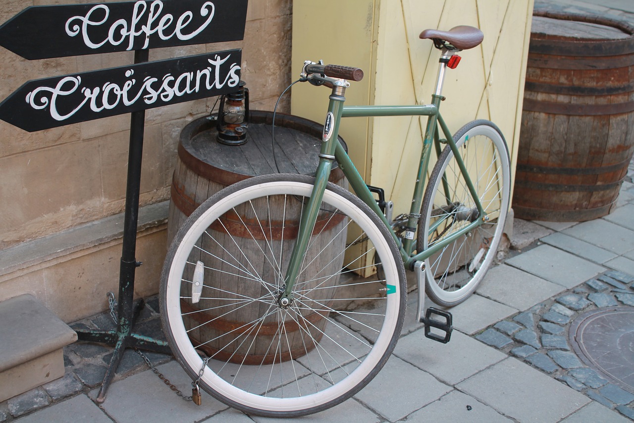 bike  barrel  café free photo