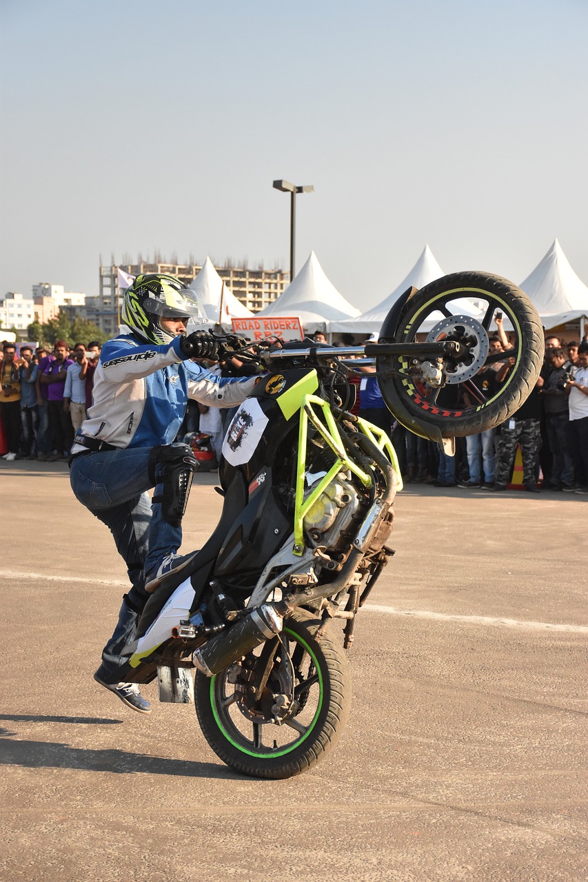 bike  stunt  bike stunt free photo