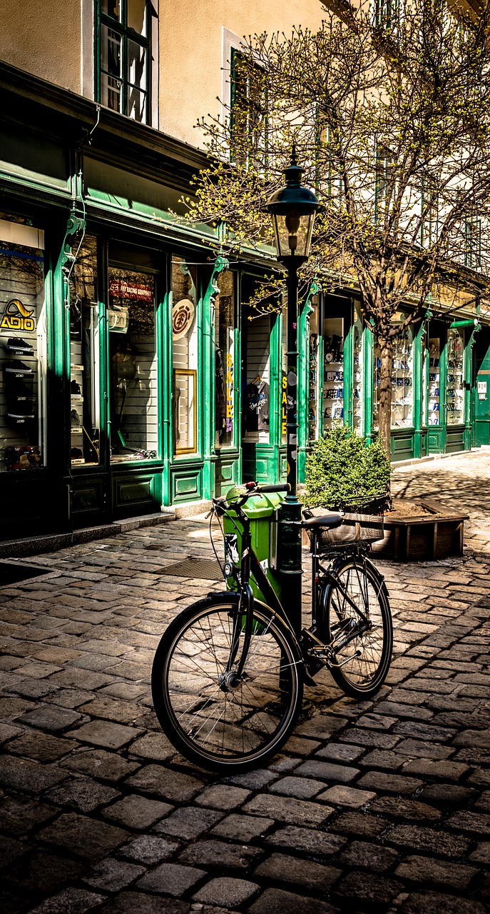 bike alley nostalgia free photo