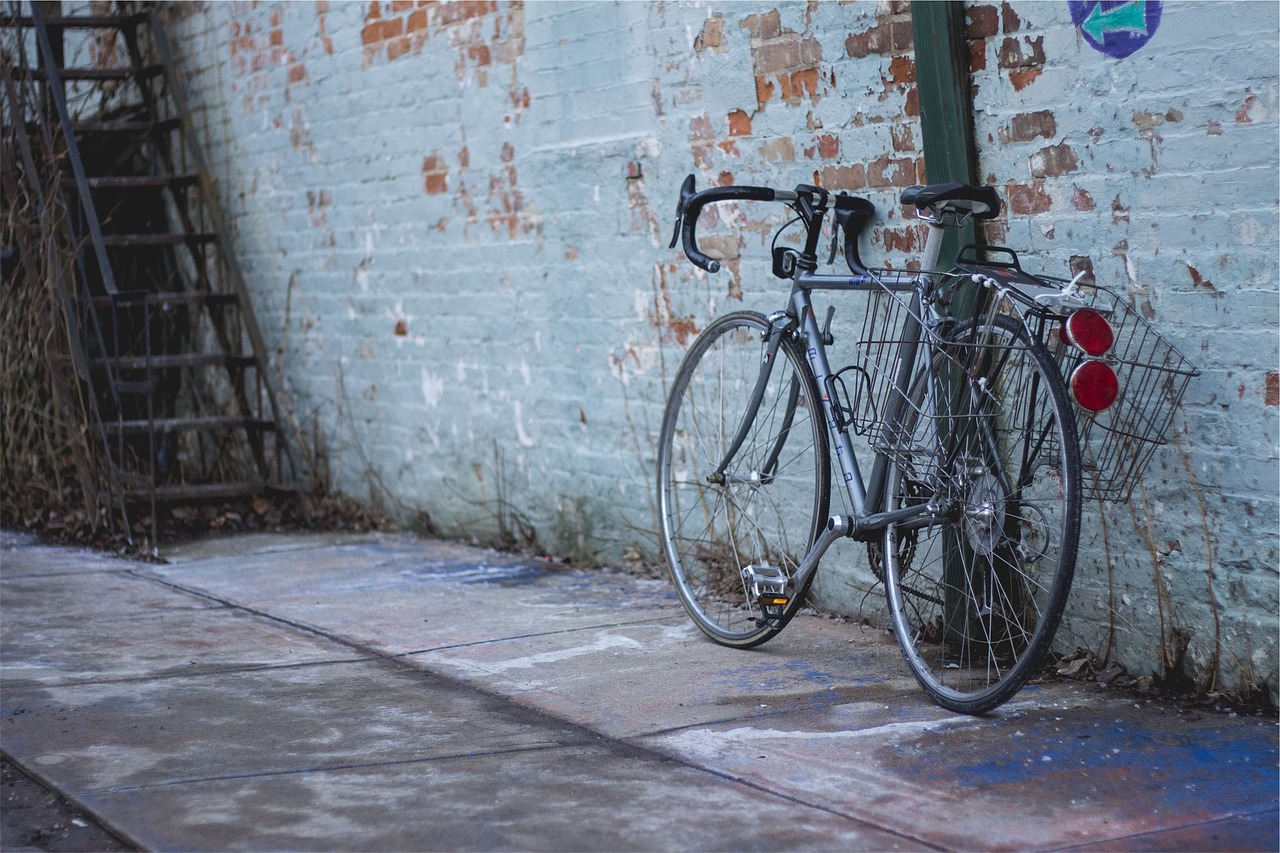 bike bicycle bricks free photo