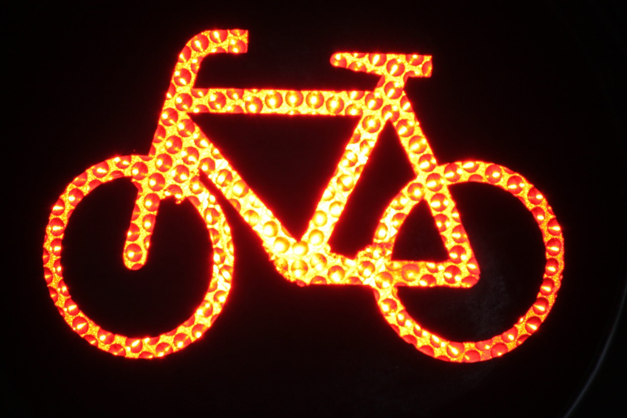 bike bike lights red free photo