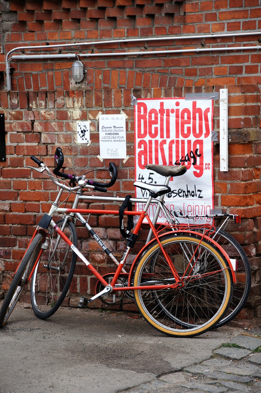 bike leipzig baumwollspinnerei free photo