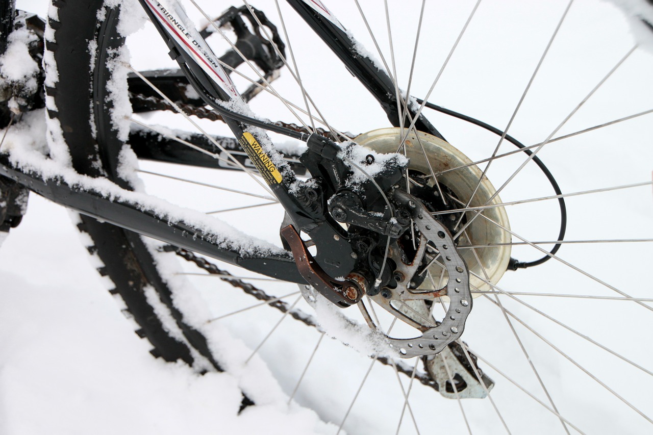 bike cold cycling free photo