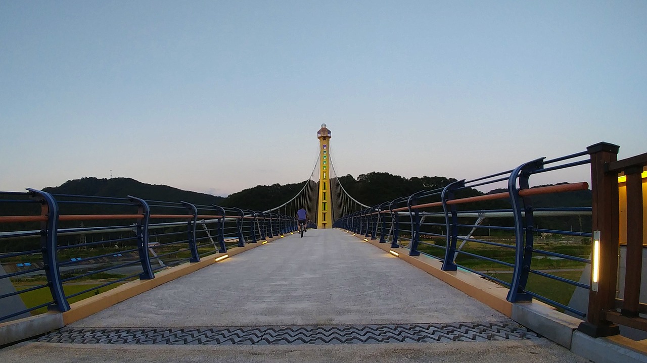 bike bridge bike travel free photo