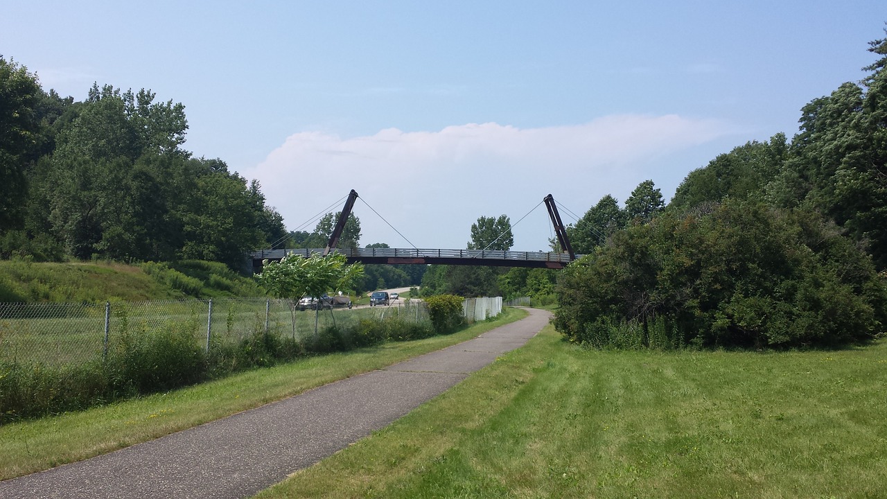 bike path bridge vermont free photo