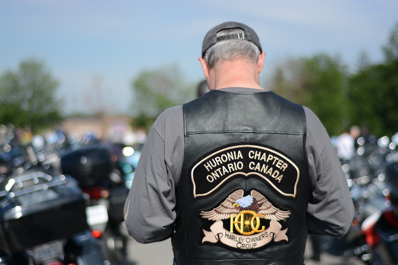 biker jacket veteran free photo