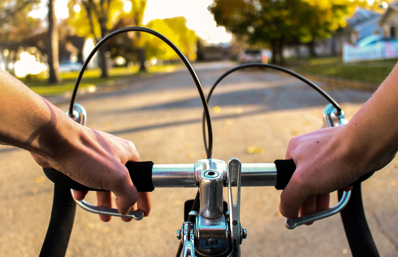 bike first person cycle free photo