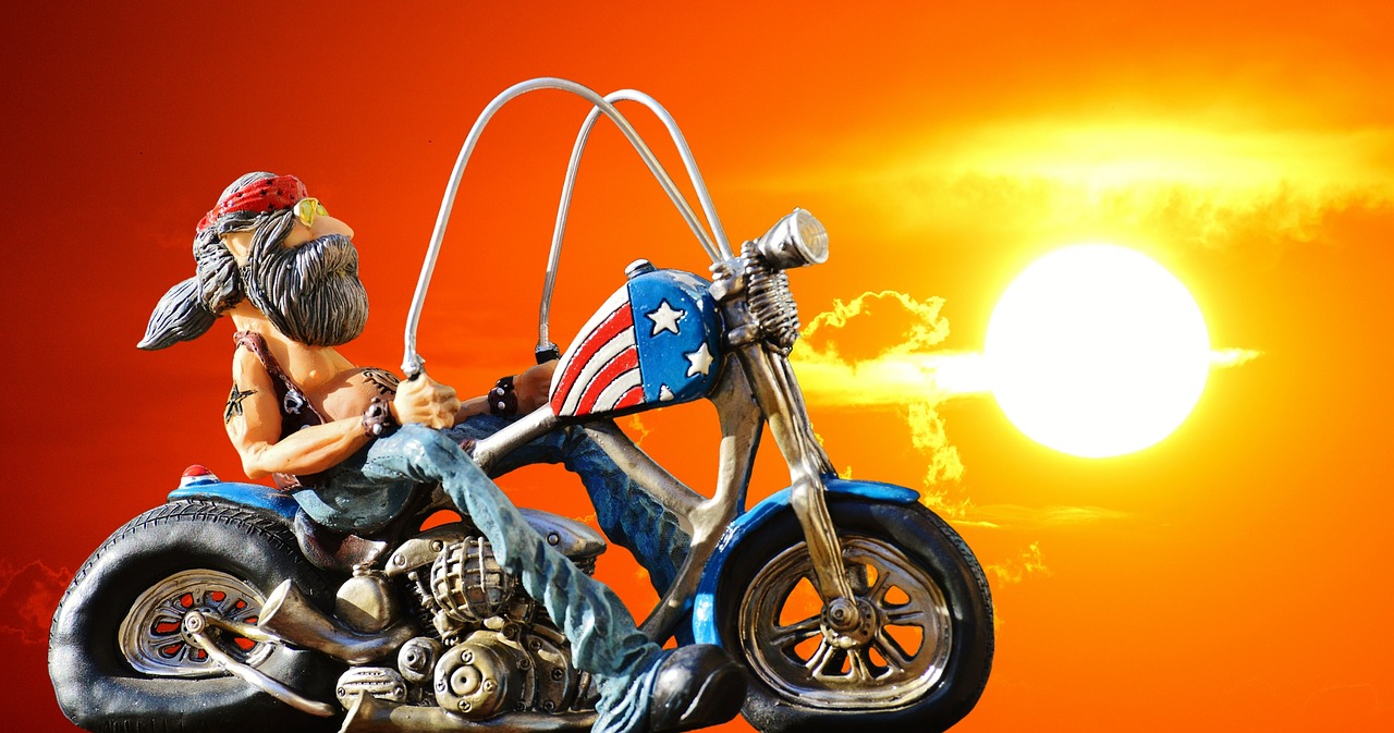 biker freedom easy rider free photo