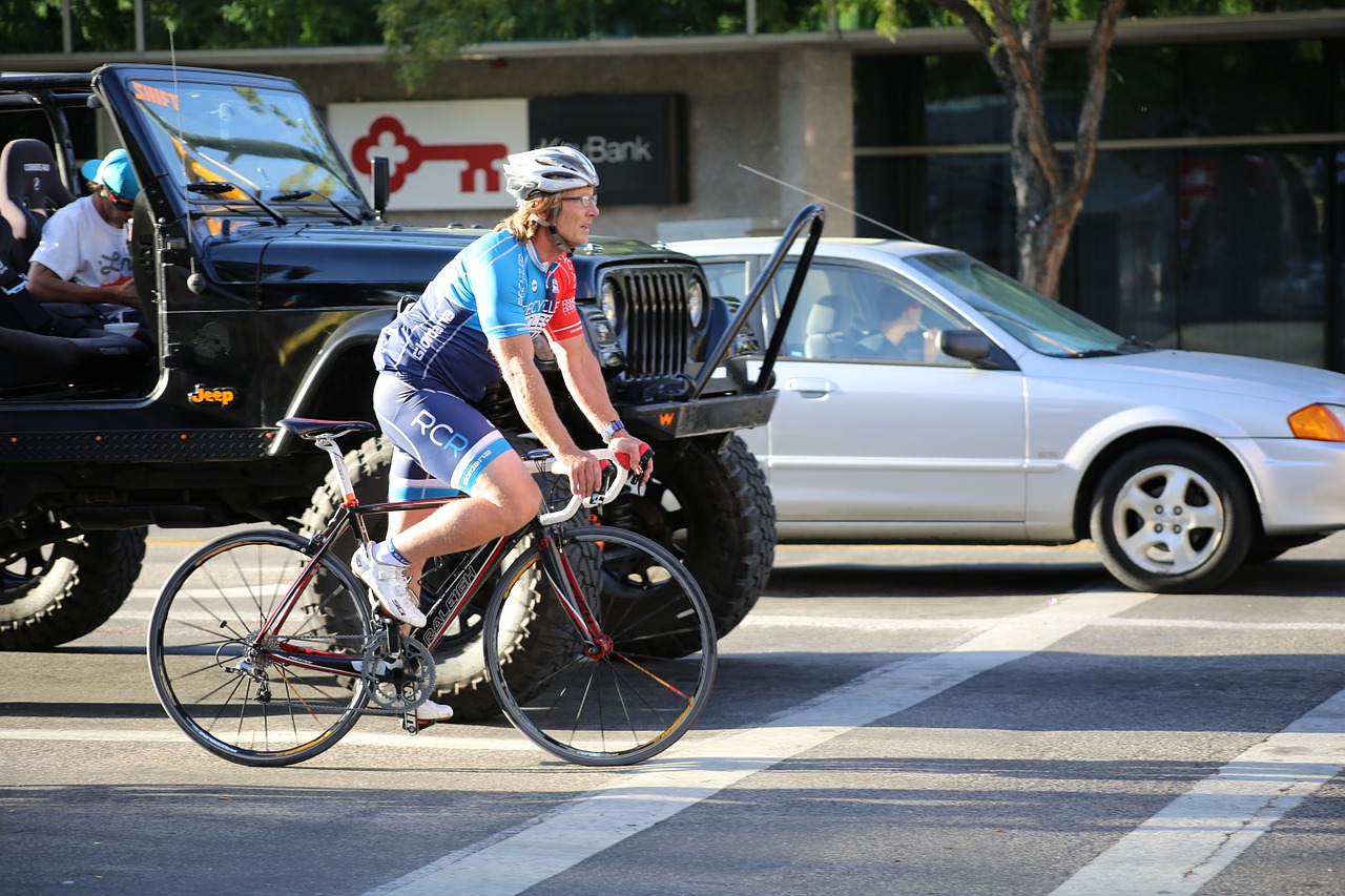 biker cyclist bicycle free photo