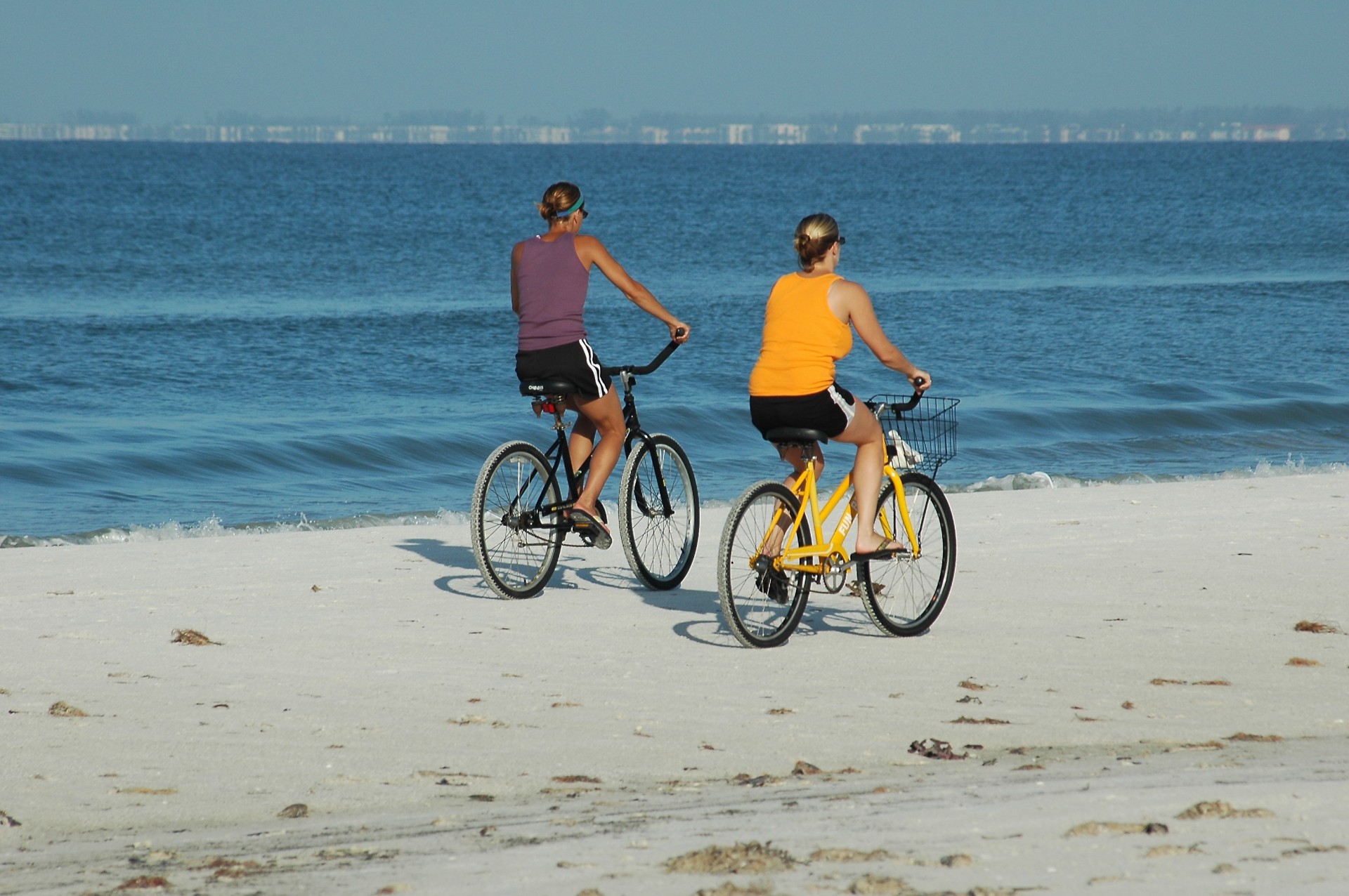 people bikers bicycle free photo