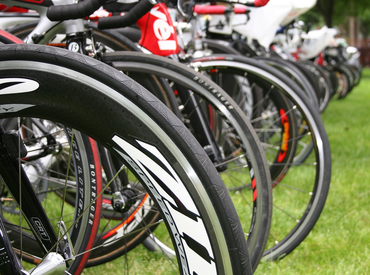 bikes  tires  triathlon free photo