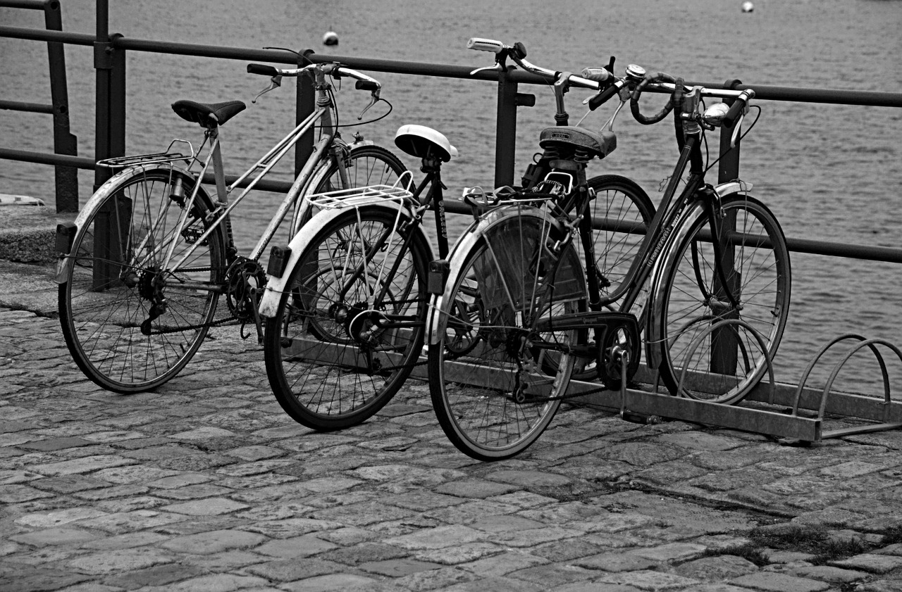bikes hobbies black and white free photo