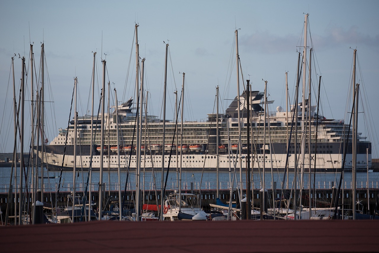 bilbao port ship free photo