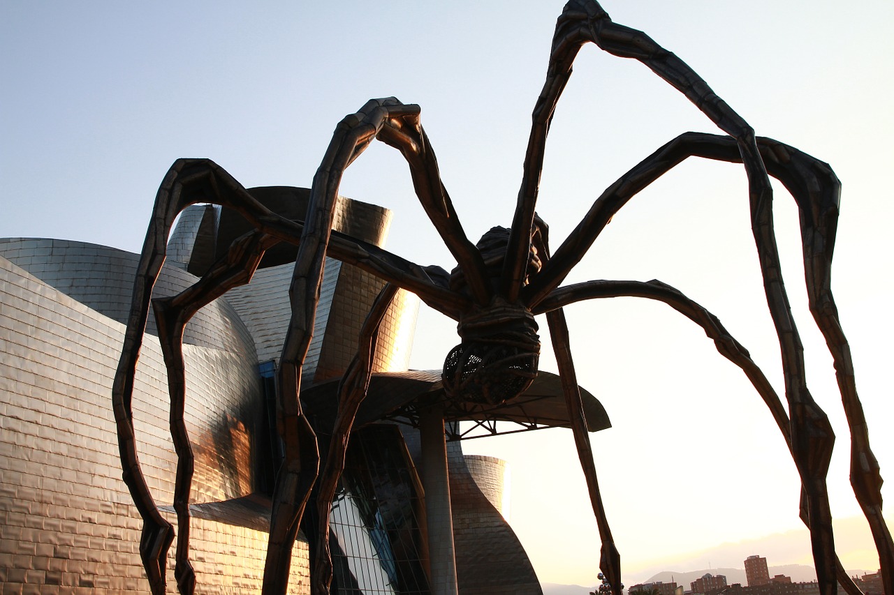 bilbao guggenheim giant spider free photo