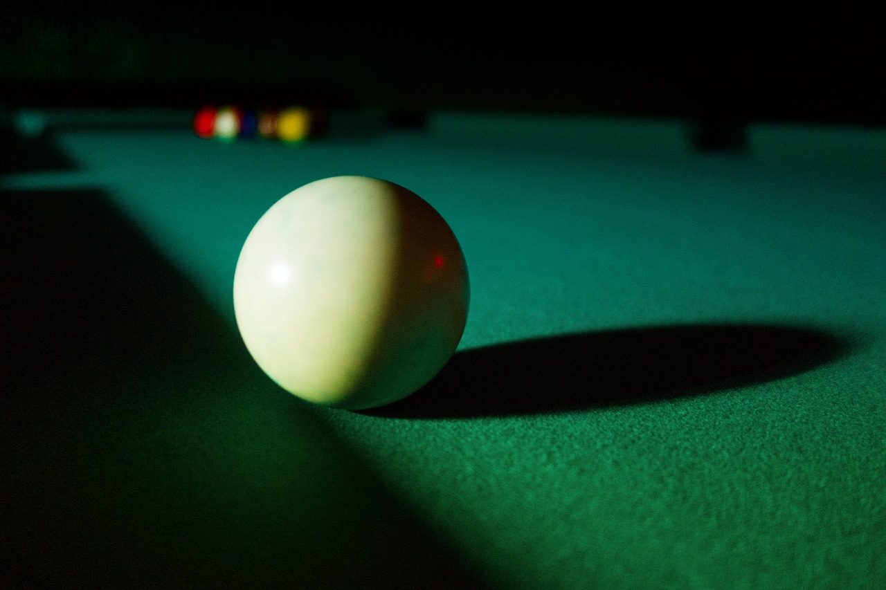 billiard pool cue ball free photo