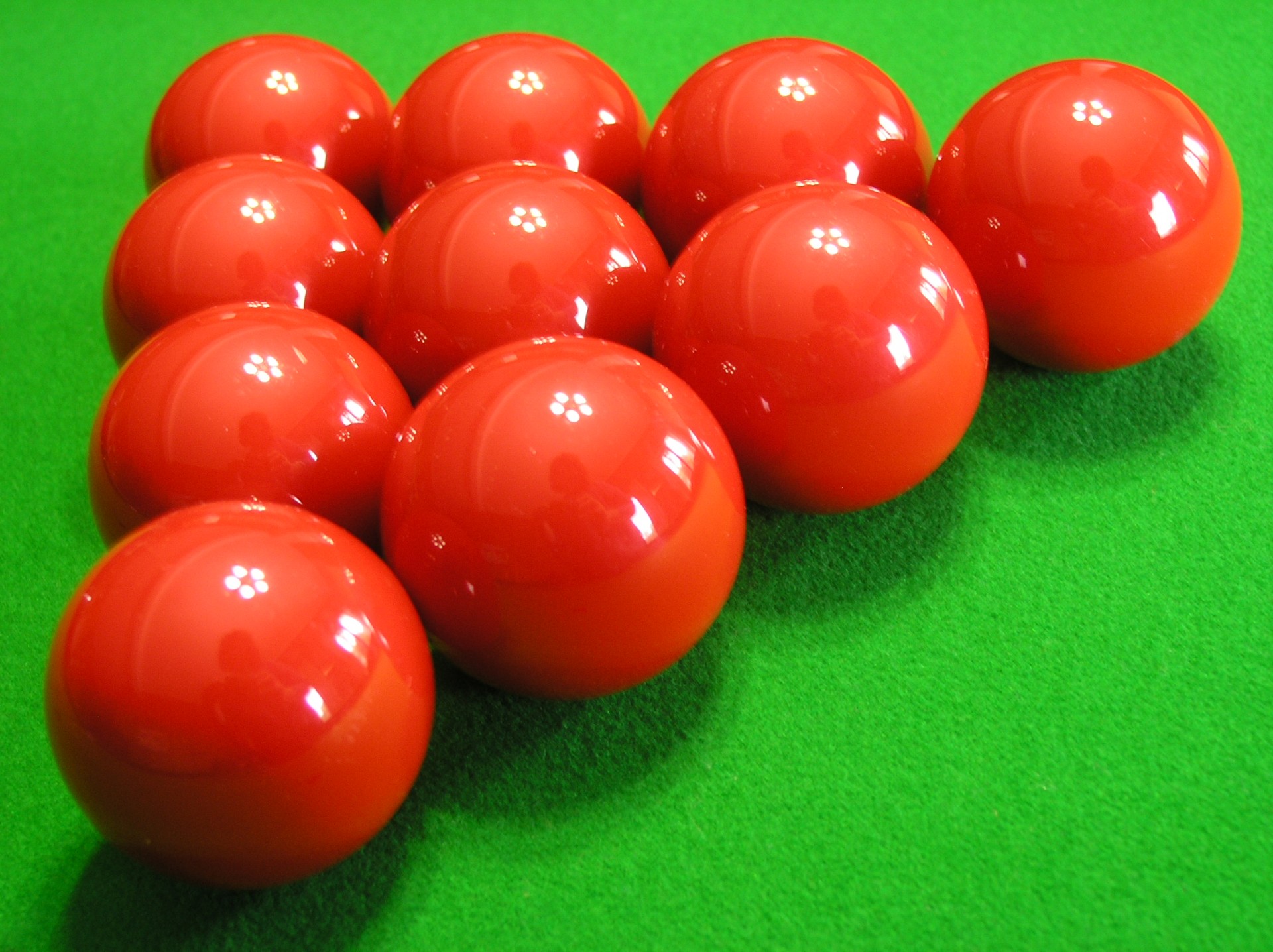 Download Free Photo Of Red Balls Pool Table Billiards Cues Games