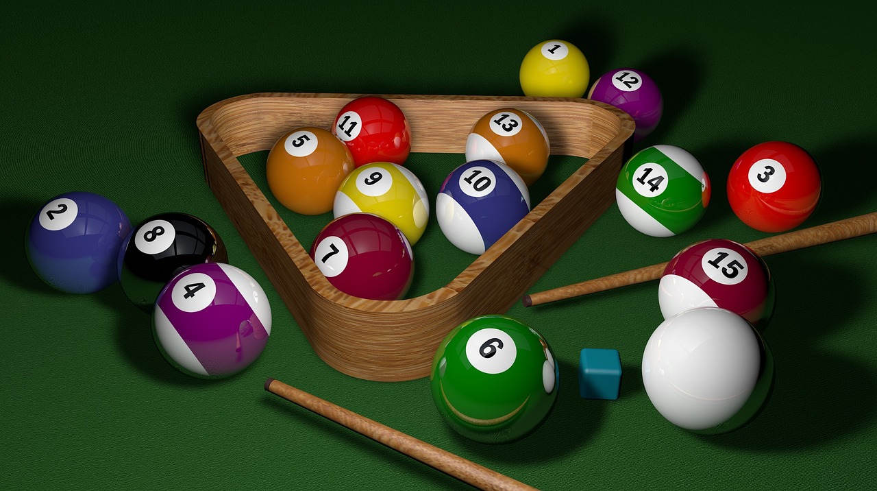 billiards game 3d free photo