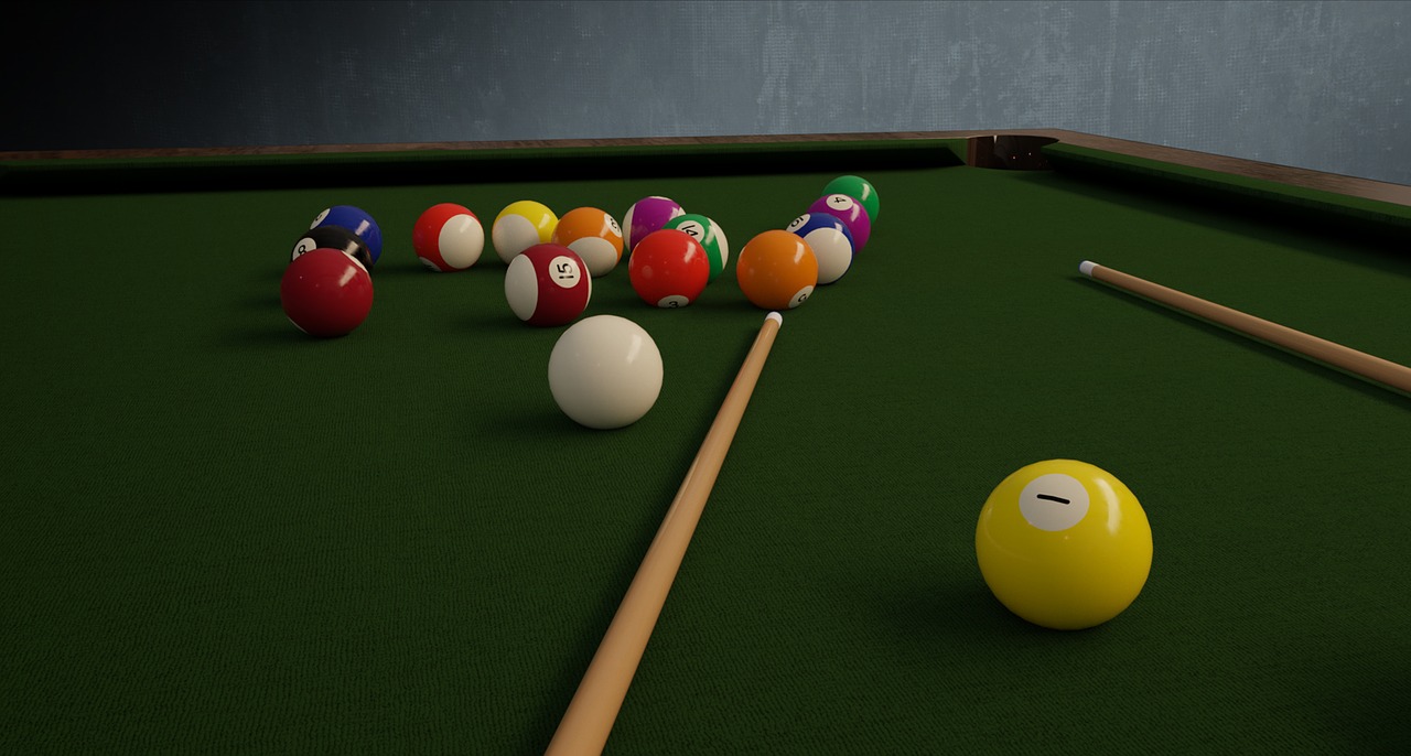 billiards balls table free photo