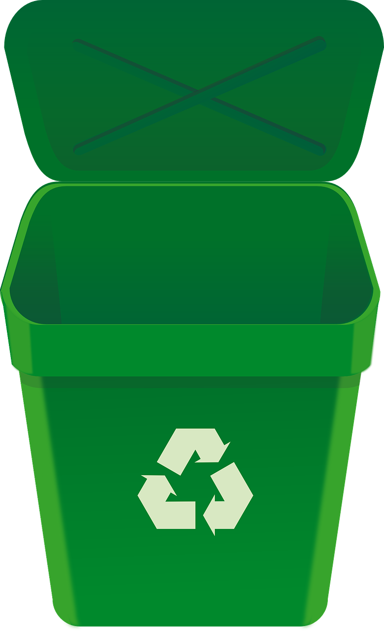 bin garbage recycle bin free photo