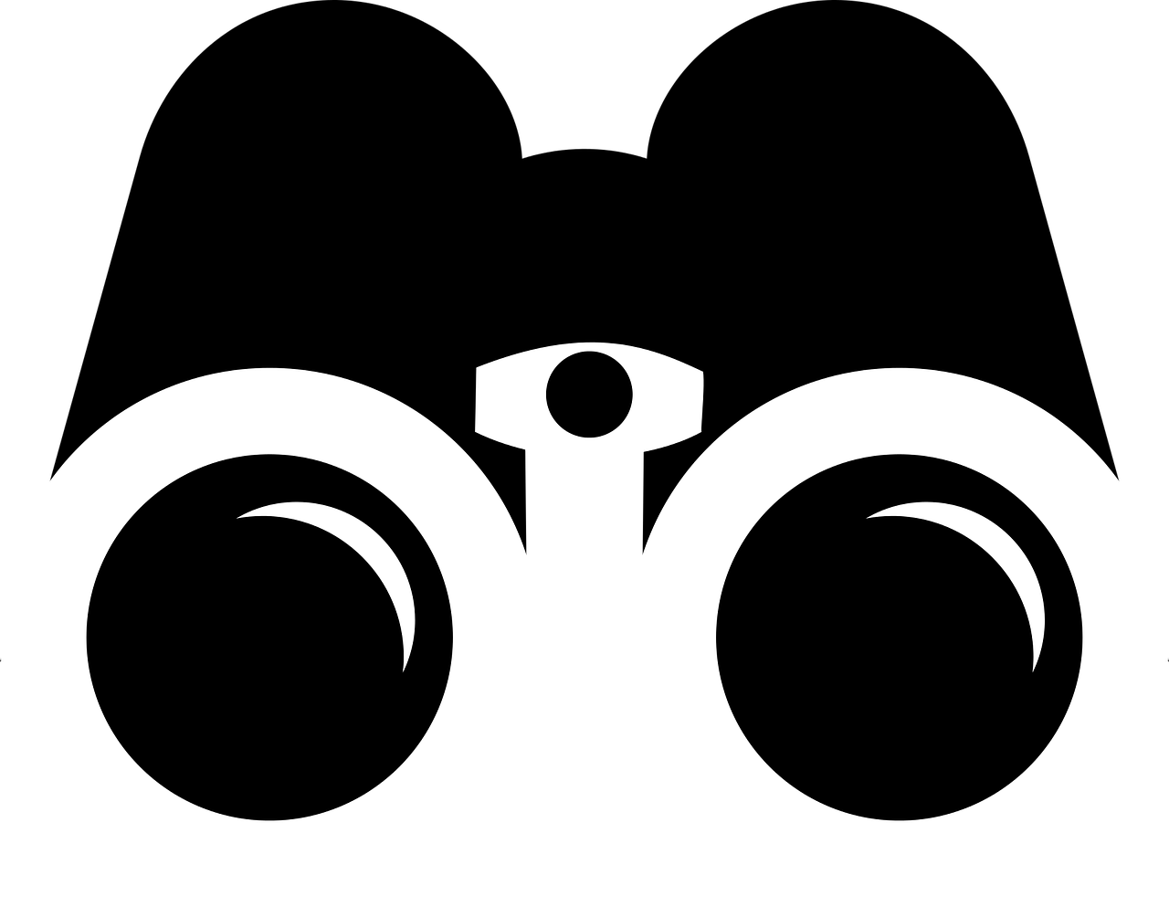 binocular icon silhouette free photo