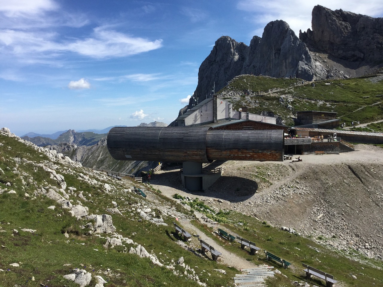 binoculars the alps peak free photo