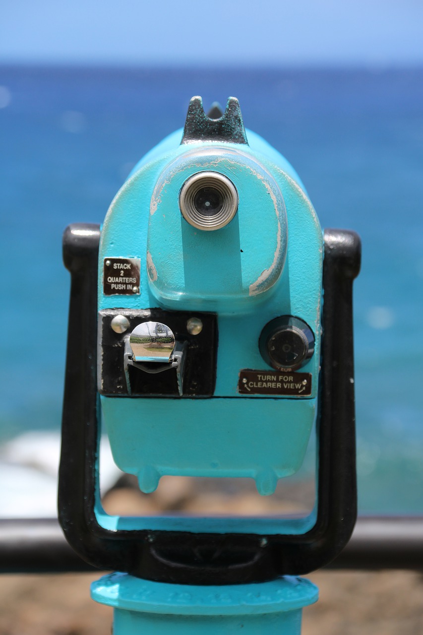 binoculars telescope sea free photo