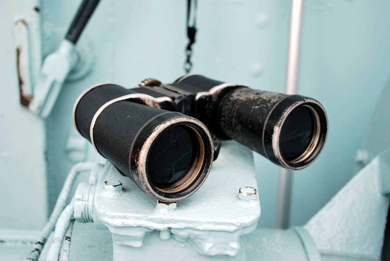 binoculars the telescope observation free photo