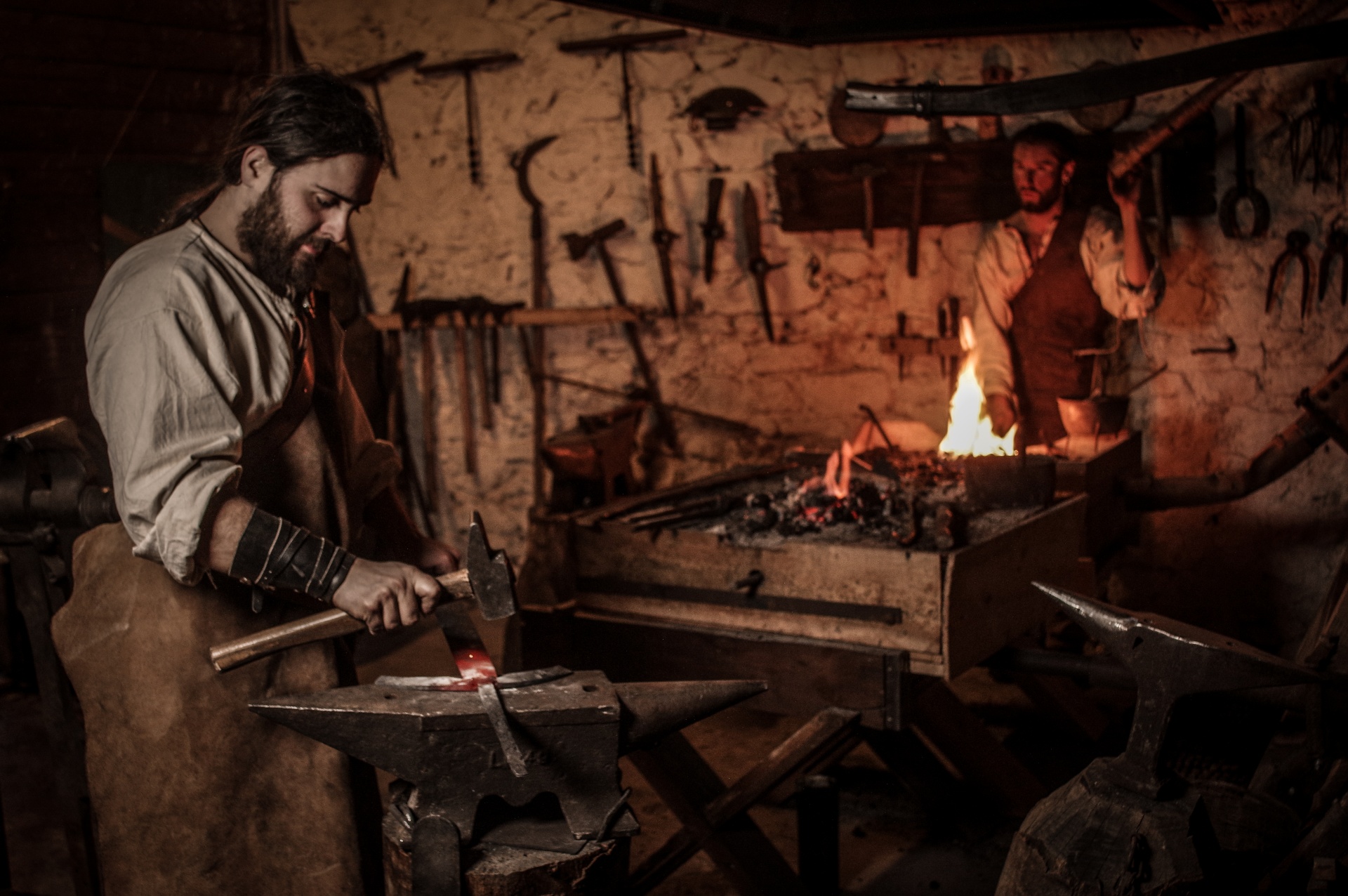 forge medieval reconstruction free photo