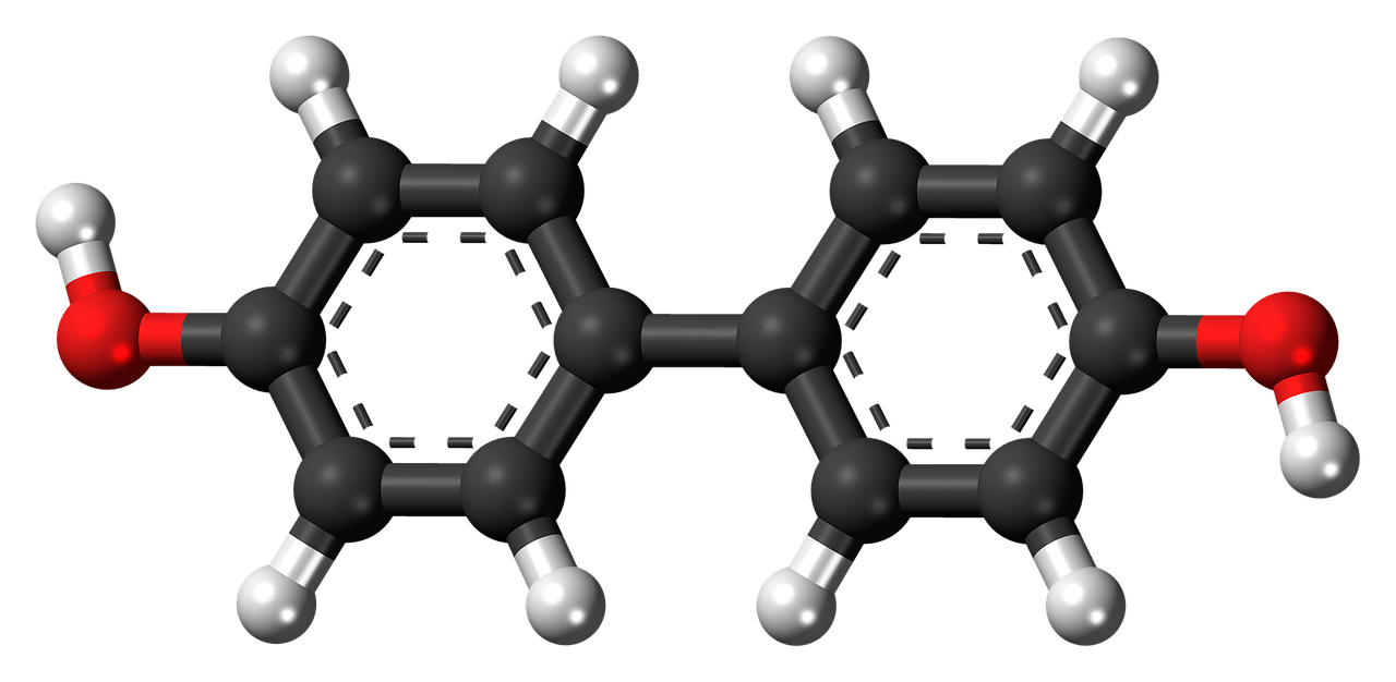 biphenol molecule chemistry free photo