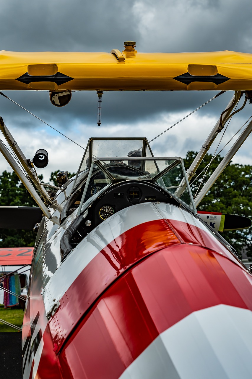 biplane  aviation  vintage free photo