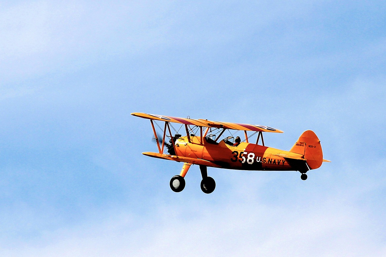 biplane airplane plane free photo